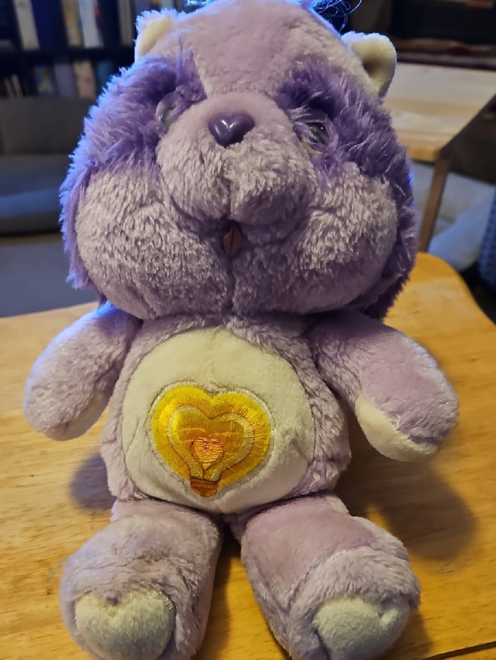 Vintage 80's Care Bears Cousin Bright Heart Raccoon - Original Owner